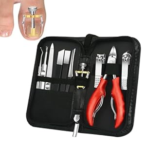 Generisch 10x Nagelknipser Set Pedikürewerkzeuge