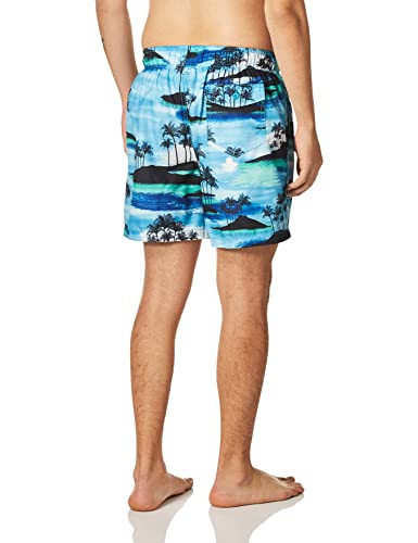 Image of Kanu Surf Men's Big Viper Extended Size Stripe Swim Trunk