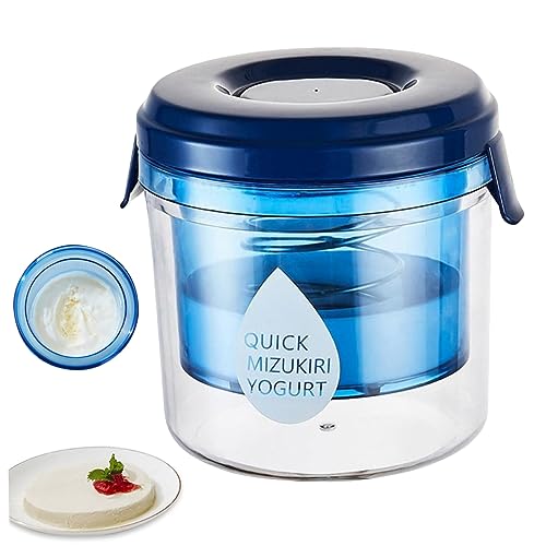 Jorzer Máquina para Hacer Yogur Griego Máquina para Hacer Yogur Griego con Tipo de Prensa de Malla Fina Colador de Yogur Lavable Reutilizable Leche de Soja Queso Filtro de Yogur para la Cocina casera