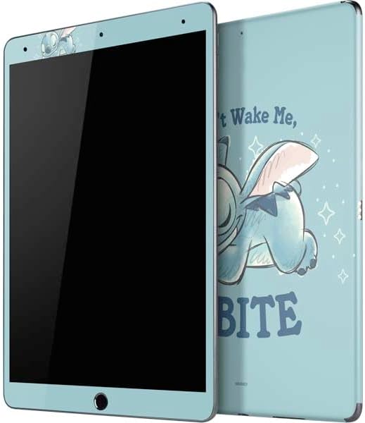 Skinit Decal Tablet Skin Compatible with iPad 10.2in (9th Generation, 2021) - Officially Licensed Disney Lilo and Stitch Dont Wake Me I Bite Design