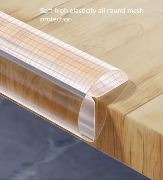 Image of R&RWiz Baby Proofing Edge Protector and Table Corner Protectors 10ft X 0.6 inch - Includes Four Corner Protectors for Baby Furniture, Toddler Furniture, Corner Protector Baby, Baby Proofing Cabinets