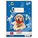 Herlitz 10767242 Heft A4 Lineatur 01, 32 Blatt, Motiv: Hund, FSC Mix, 20 Stück