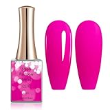 CANNI Neon Gel Nail Polish, 1 Pcs 16ml Neon Purple Gel Polish Color Soak Off LED Nail Gel Polish Set Nail Art Starter Manicure Salon DIY at Home