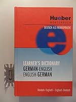 Hueber Wörterbuch Deutsch als Fremdsprache; Deutsch-Englisch - Englisch-Deutsch 3190017360 Book Cover