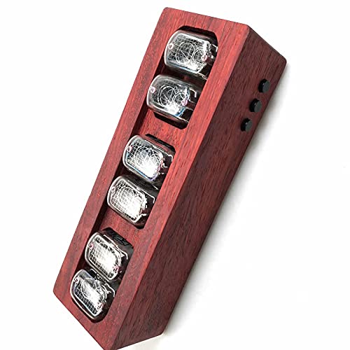 Anncus In12 Glow Tube Clock Tube Creative Decoration Retro Gift Glow Clock African Red Pear Diy Decoration In-12 #TOP1