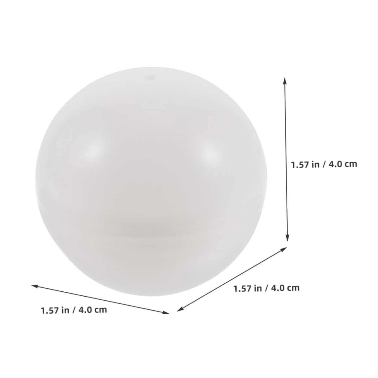 BRIGHTFUFU 50pcs Raffle Drawing Balls 4cm Open Ball for Vending Machine Game Capsules Small Fillable Round Capsules