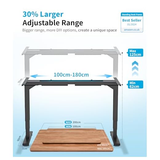 MAIDeSITe Elektrisch Höhenverstellbarer Schreibtisch