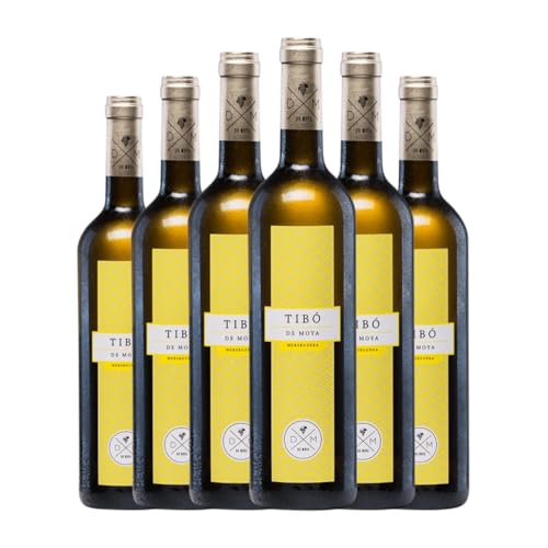 Bodega de Moya Tibó Blanco Utiel-Requena Crianza 75 cl Vino blanco (Caja de 6 Botellas de 75 cl)