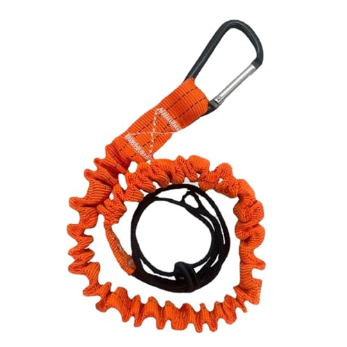 PTILSERY Long Extended Tool Safety Lanyard Safety Fall Protections Screw Lock Twin Locking Attachments Safety Lanyard