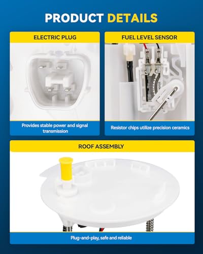 Image of PHILTOP Electric Fuel Pump Assembly Fits for Ford Fusion 2013-2020 L4 2.5L, FG1668