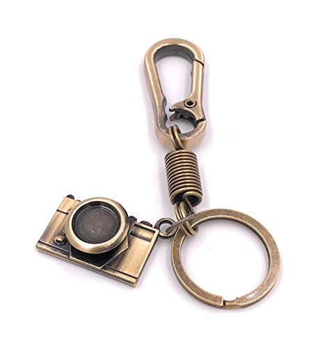 H-Customs Spinne Auf Stern Schlüsselanhänger – Bronze, Metall, Als Persönliches Accessoire Oder Geschenk