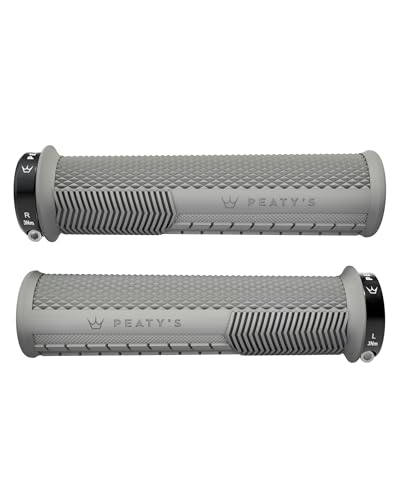 Peaty's Monarch Grips Fahrradgriffe - Knurl Fahrrad Lenkergriffe, Fahrradgriffe Ergonomisch für Komfort, Fahrrad und MTB Griffe… – Ansicht 1