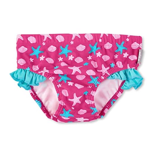 Sterntaler Baby - Mädchen zwembroek sealife Badehose, Magenta 745, 104 EU