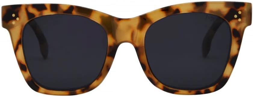 I-SEA Gafas de sol para mujer - Stevie, Amarillo TortHumo Polarizado