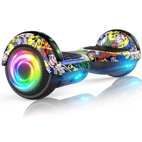 Hoverboard 6.5 Pouces Overboard, Hover Board Gyropode Tout-Terrain, Bluetooth et