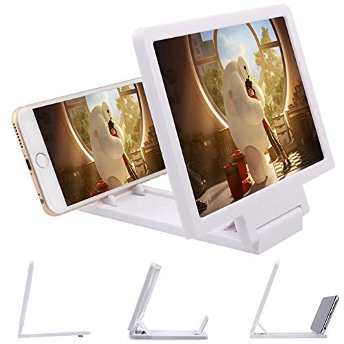 Lupa para la Pantalla, Amplificadores de Pantalla, Soporte para proyector HD, Escritorio(Wit)