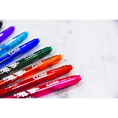 Bolígrafo retráctil gel borrable BAZIC multicolor miniatura 4