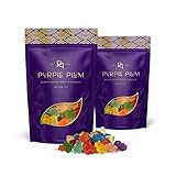 Purple Plum Candy Gift Package - Set of 2 Premium Gift Packs of Premium Nuts, Candies, and...