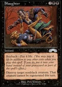 Magic The Gathering - Slaughter - Massacro