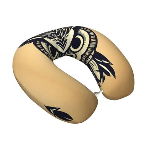 Almohada de viaje de espuma viscoelástica negro talla única miniatura 2