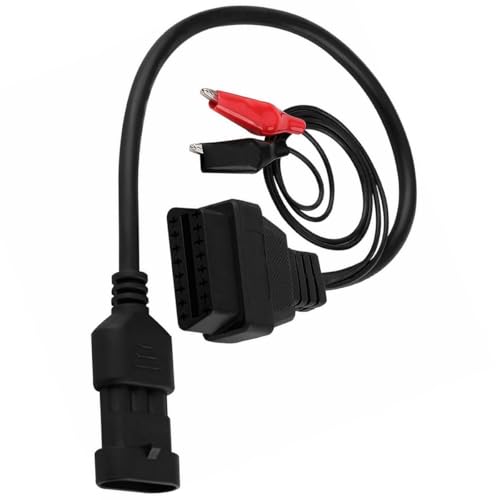 Goliton Adaptateur de Diagnostic de Connecteur OBD OBD2 16 Broches Compatible pour FIAT 3 broches
