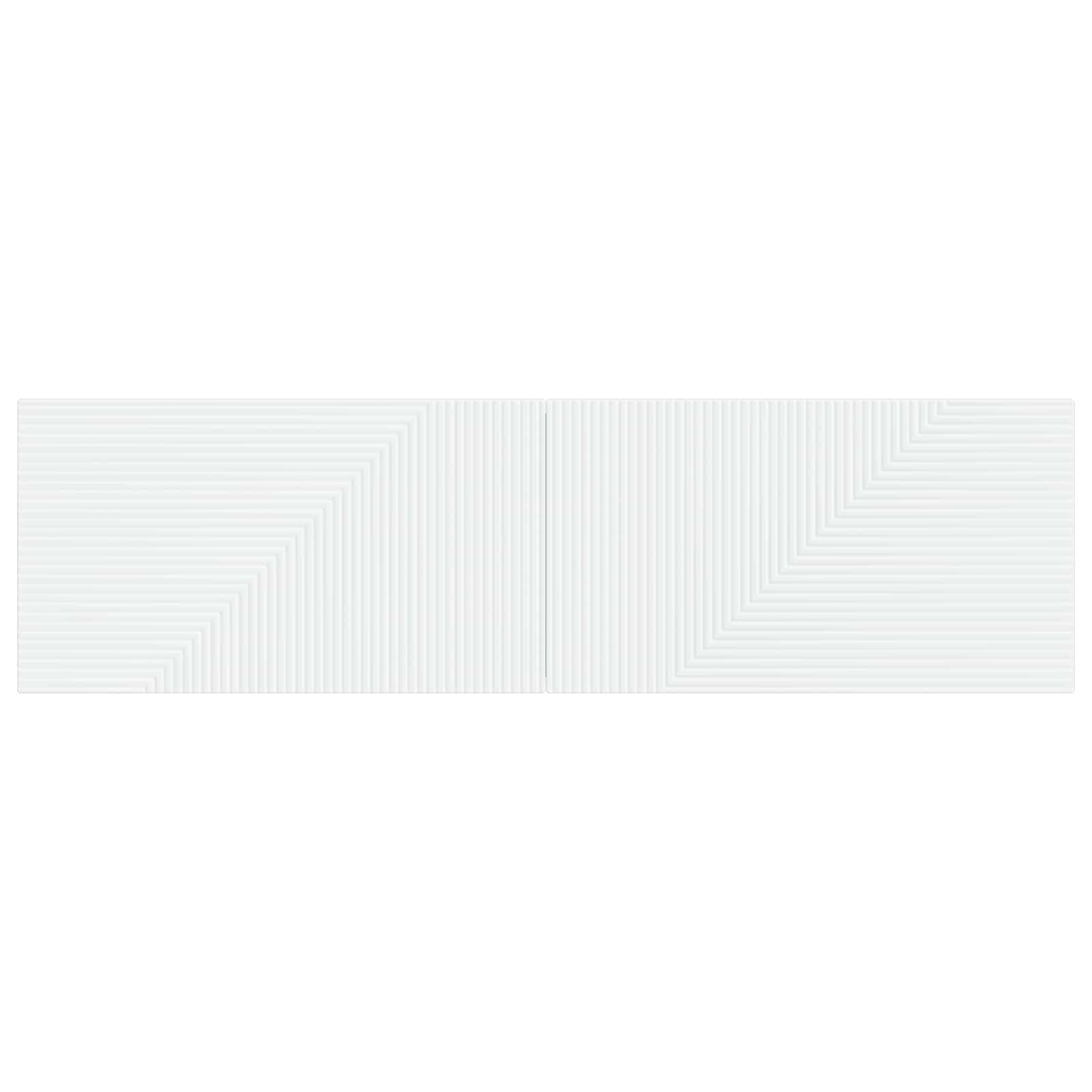 Tête de lit murale blanche 180 cm bois ingénierie