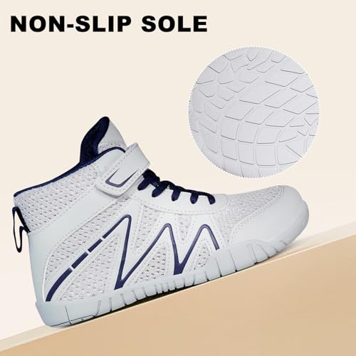 Kids Wrestling Shoes Boys Girls Boxing Shoes Zero Drop Sole Minimalist Sneakers3