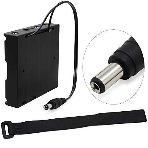 Abcgoodefg 4 Pack 4 X 1.5V 18650 Battery Holder Case Box With Dc Plug Leads Wire #TOP3