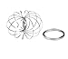 Digital Energy DE Kinetic Educational Spring Toy - Multi Sensory Interactive 3D Shaped Flow Ring
