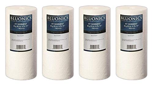 Bluonics 4 Sediment Water Filters (1 Micron) 4.5