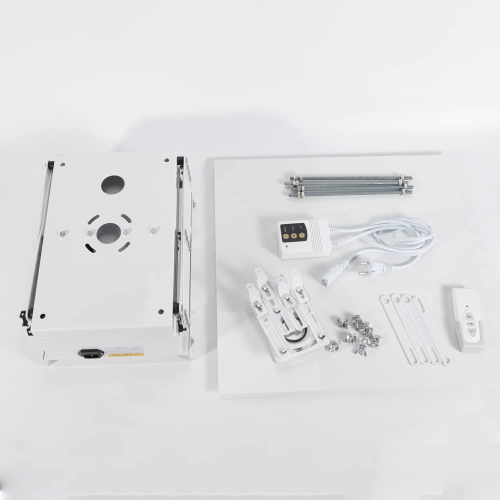 Electric Lift Projector Montaje motorizado para proyector Ascensor Con IR Remote Eléctrico Beamer Lifter Mando a distancia Elevador de techo Proyector Proyector Seguridad Soporte de jaula de seguridad