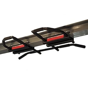 600 LBS Weight Limit – Extreme I-Beam Pull Up Bar – Long Bar with Bent Ends – Durable Rubber Grips – Red Label – Made in the USA!