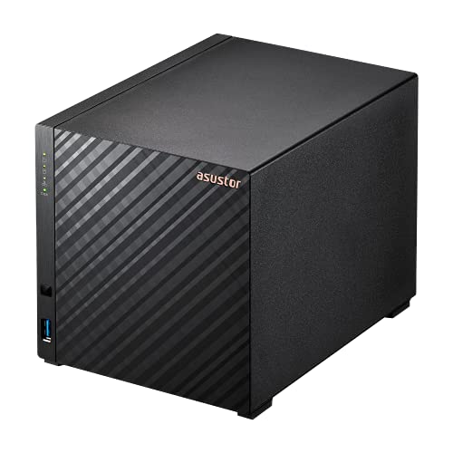 Image of Asustor Drivestor 4 AS1104T - 4 Bay NAS, 1.4GHz Quad Core, Single 2.5GbE Port, 1GB RAM DDR4, Network Attached Storage, Personal Private Cloud (Diskless)