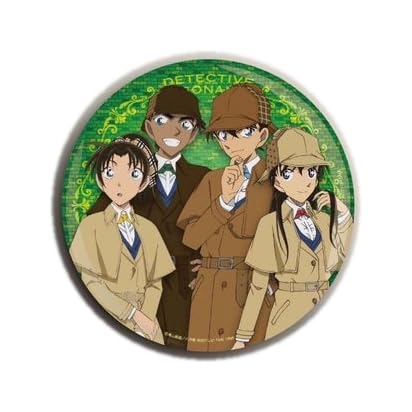 名探偵コナンプラザ 特典特大缶バッジ 緑ver. 工藤新一毛利蘭服部平次遠山和葉 Amazon.co.jp: 名探偵コナンプラザ 会場限定 特大缶バッジ 緑ver