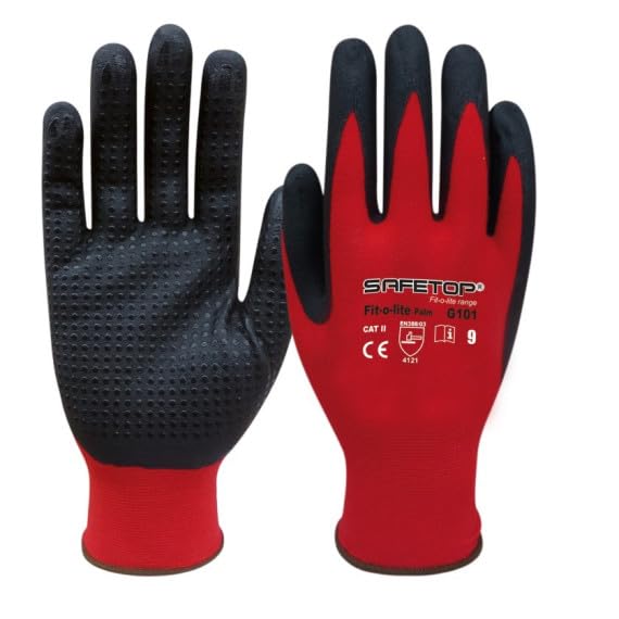 Gants en nitrile Fit-o-lite protecteurs pour phalanges