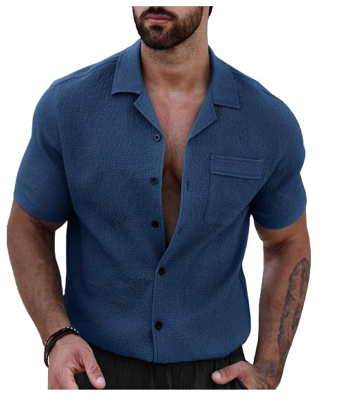 Image of I ENTERPRISE Casual Shirt for Men||Men Stylish Shirt|| Regular Fit Shirt for Men|| Men Stylish Shirt || Men Printed Shirt || Oversized Shirts for Men|| Shirt for Men (Solid-Shirt)