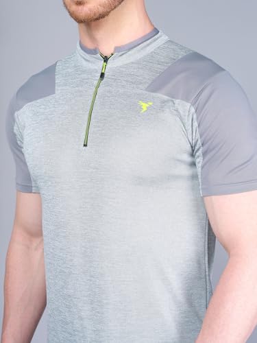 Image of TECHNOSPORT Men's Slim Fit Active T-Shirt - (MTP512 P) Pack of 1