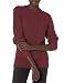 Produktbild Amazon Essentials Damen Zopfstrick-Pullover Mit Langen Ärmeln Und Rundhalsausschnitt (Erhältlich In Übergröße), Dunkles Burgunderrot, M