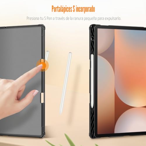 Funda para Samsung Galaxy Tab S10 Plus Evita Caídas con Compartimento de Documentos Fintie 3
