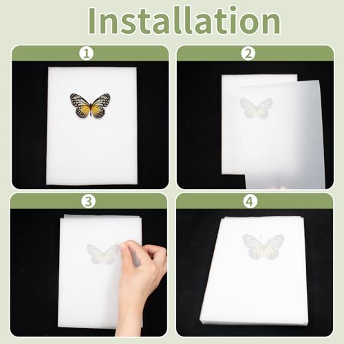 Image of 18 PCS Insect Specimen Tools Kit Large Insect Display Case Box Wooden Collection Box with Clear Top, 2 EVA Foam Pinning Board 10 Sheets Thin Tracing Paper 200 Pins 2 Tweezers 1 Scissors 1 Knife