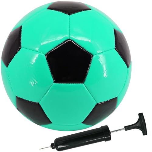 Todosports Soccer Ball Size 3 4 5 Kid Youth Adult for Fun Wear Resistant Leather Come with Inflator Training Practice Child Toy Balls Gift School Football Competition