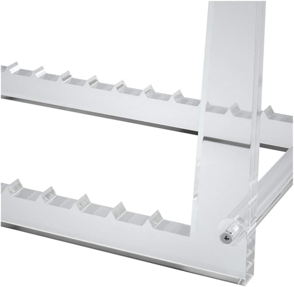 Cd Rack Tabletop Acrylic Storage Stand - Lp Rack Shelf for 12”Or 7”Singles, Holds Up to 50 Album,