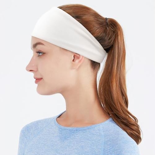 Image of DRESHOW Yoga Sports Headbands for Women Elastic Non-Slip Headbands Workout Running Hair Bands 6 Pack