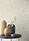 Rasch Tapete 486131 - Helle Vliestapete mit kleinen Blumen in Beige und Taupe in Aquarelloptik aus der Kollektion Country Charme