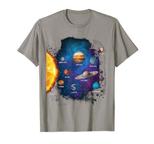 Our Solar System, Science Education,T Shirt Men, Women, Kids T-Shirt