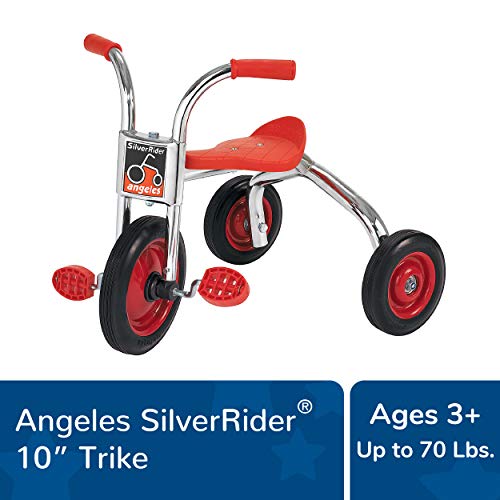 Angeles SilverRider 10” Trike Bike – Perfect for Beginner Riders Ages 3+ –