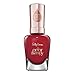 Produktbild Sally Hansen Color Therapy Nagellack mit Arganöl Haute Springs, Rot, sofort pflegender Farblack mit glänzendem Finish, Nr. 350, 1 x 14 ml