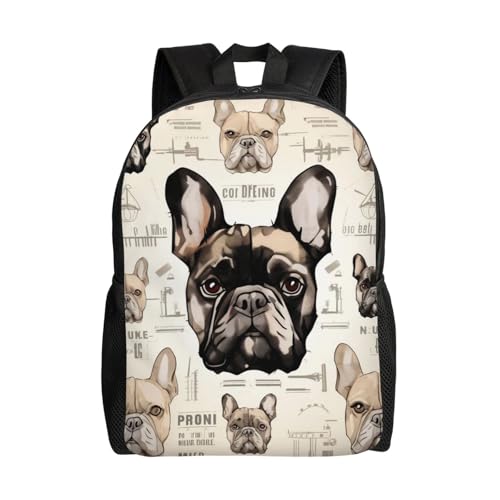 Sac à dos pour ordinateur protégez votre 15 pouces avec le bouledogue français