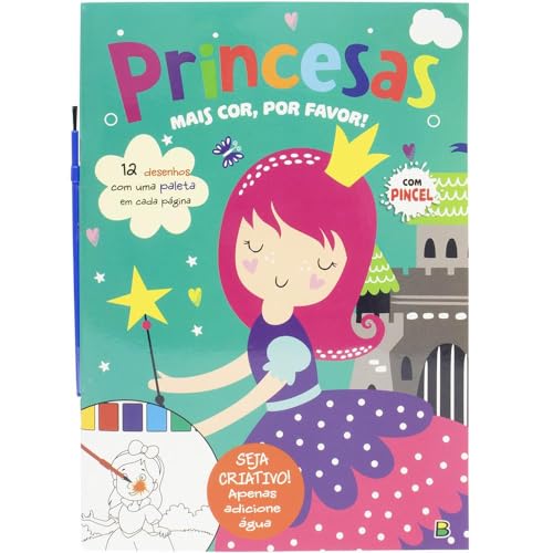 Mais Cor, por favor! Princesas: