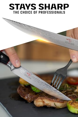 DALSTRONG Steak Knives Set - Shogun Series - Japanese AUS-10V Steel - 4pc Fillet Knives - Kitchen Knife Set with Sheaths